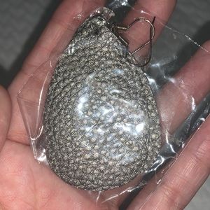 Faux leather earrings